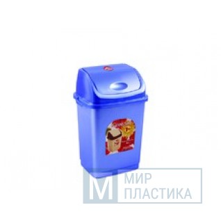 Ведро для мусора КАМЕЛИЯ №1 4л (уп.20) голубой перламутр 