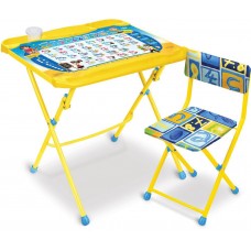 Комплект детской мебели "ПОЗНАЙКА" стол-парта с мягким стулом 9940-2