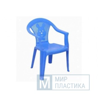 Кресло детское Малыш /темно-голубой