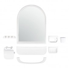 Зеркальный набор для ванной комнаты Адрия (уп.5) белый