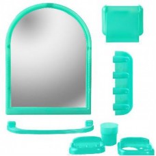 Зеркальный набор для ванной комнаты Адрия (Савона) (уп.5) салатовый